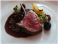 venison served